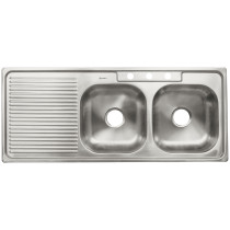 Tarja de empotrar 120x50cm doble tina derecha, FOSET BASIC
