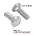 Bolsa con 40 tornillos 3/8" x 1-1/4" tipo coche, FIERO