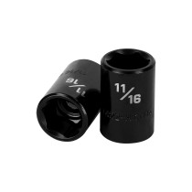 Dado de impacto de 11/16", 6 puntas, cuadro 1/2", TRUPER