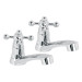 Juego llaves individuales lavabo, ABS, cruceta, BASIC