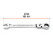 Llave combinada con matraca 14 mm flexible, EXPERT