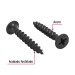 100 pijas 12 x 1-1/2"cabeza plana phillips multiusos