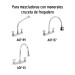Bolsa con 2 cartuchos cerámicos p/mezcladoras, FOSET