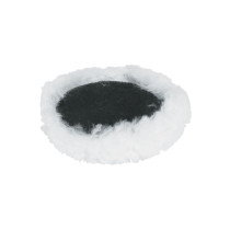 Borla p/pulir de lana de 7" hook and loop, TRUPER