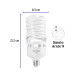 Lámpara espiral T4 65 W alta potencia luz de día, caja
