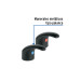 Juego manerales de palanca p/lav-fregadero,negro mate AQUA