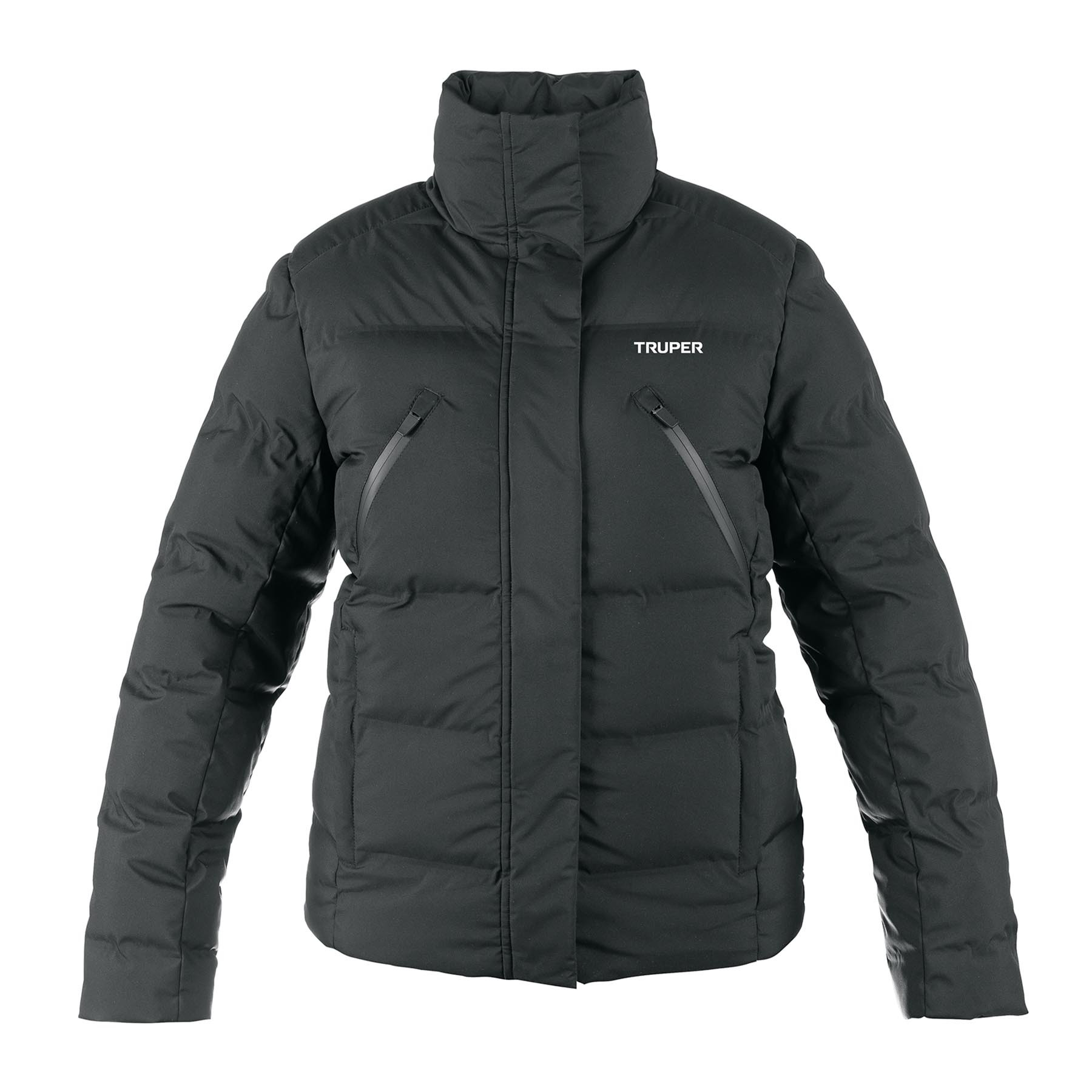 Chamarra acolchada térmica para mujer, negra, G, TRUPER