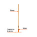 Rastrillo para niños, mango de 42", TRUPER