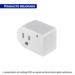 Adaptador con supresor de picos 270 joules, VOLTECK