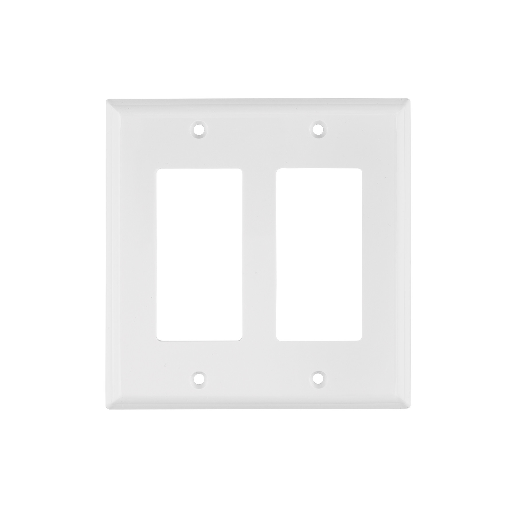 Placa 2 ventanas, de policarbonato, línea Classic, VOLTECK