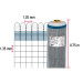 Rollo de 30 m x 0.75 m de malla mosquitera plástica gris