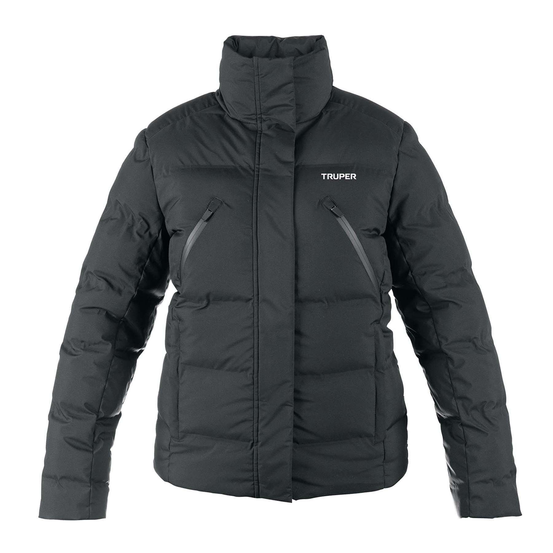 Chamarra acolchada térmica para mujer, negra, CH,TRUPER