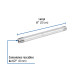 Niple de acero galvanizado 1/2" x 8", FOSET
