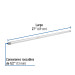 Niple de acero galvanizado 1/2 x 27", FOSET