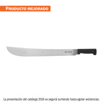 Machete estándar 22" cacha negra inyectada, TRUPER