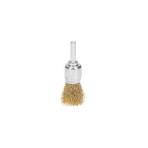 Carda tipo brocha 3/4" alambre grueso para taladro, TRUPER