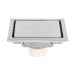 Resumidero reversible de 4", anti olores, acero inox, AQUA