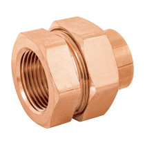 Tuerca unión latón cobrizado 1" rosca interior, FOSET