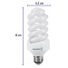 Lámpara espiral T4 24 W luz neutra en blíster, VOLTECK