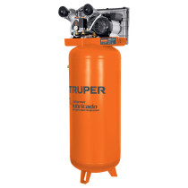 Compresor lubricado, de banda, 240L, 4HP, vert, 220V, TRUPER
