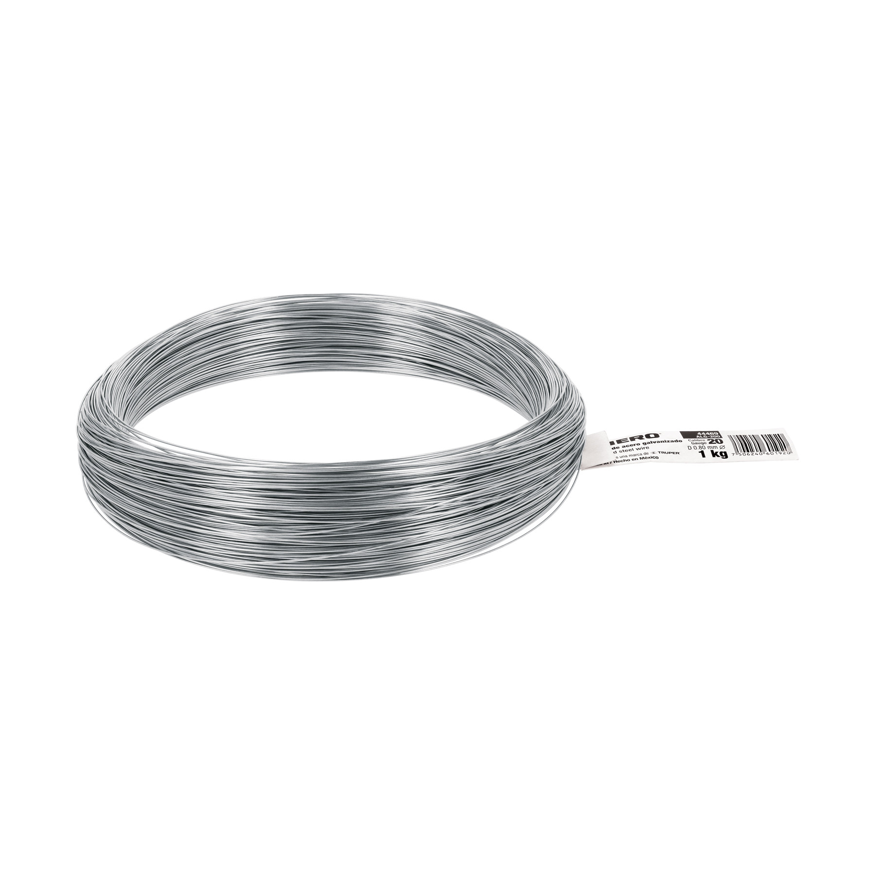 Kilo de alambre galvanizado, calibre 20, FIERO