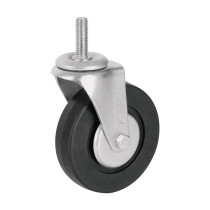 Rodaja hule 4", con espiga roscada, carga 50kg, FIERO