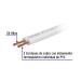 Carrete con 12 m cordón dúplex flexible SPT 16 AWG, VOLTECK