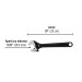 Llave ajustable (perico) 10" pavonada, PRETUL