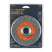 Carda alambre ondulado 6" x 1-1/8" para esmeril, TRUPER