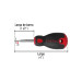 Desarmador plano 1/4" x 1-1/2"mango Comfort Grip, PRETUL