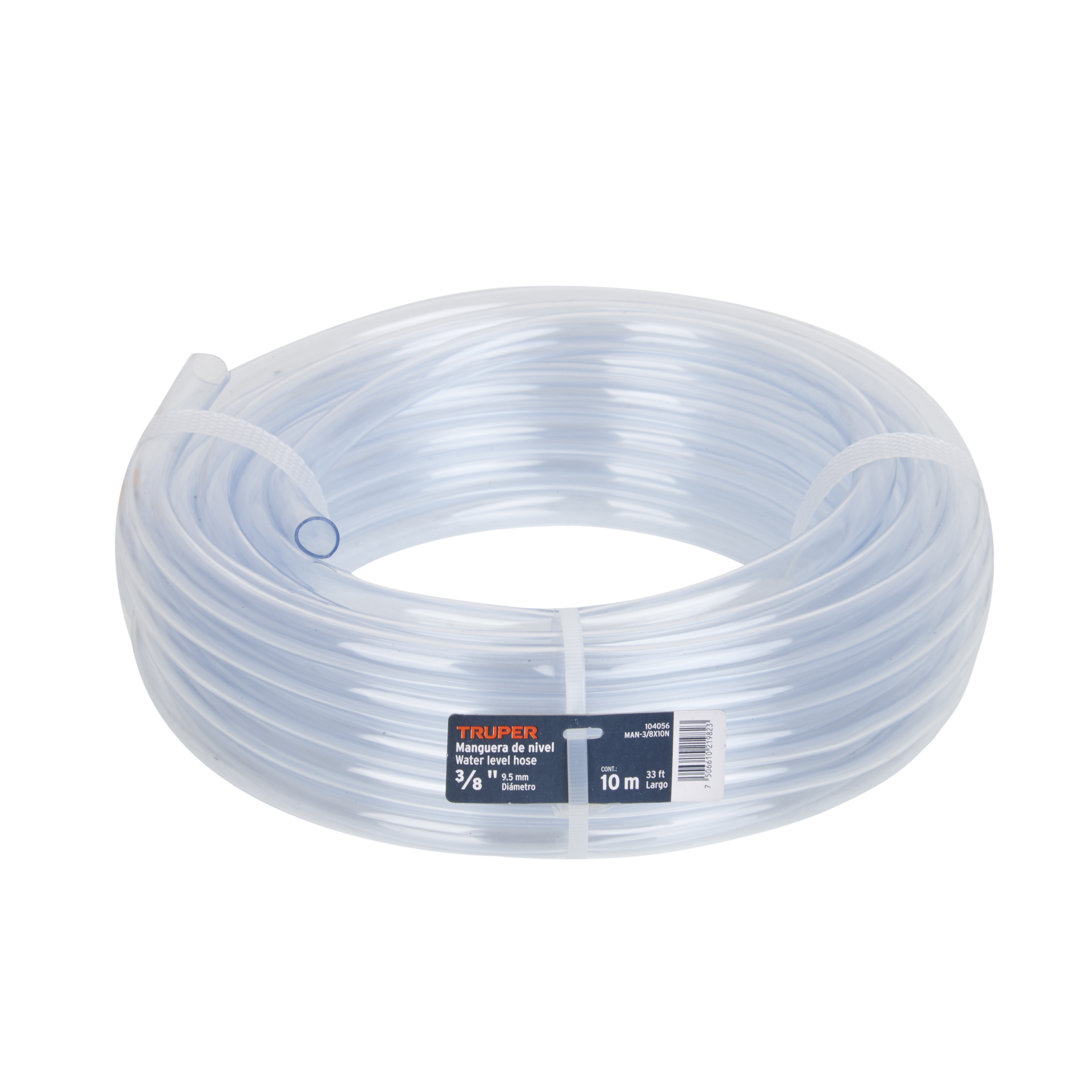 Manguera de Nivel, 3/8", rollo de 10m, TRUPER