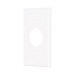 Placa de ABS para contacto redondo, Standard, blanco