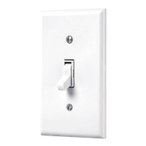 Placa armada interruptor sencillo, línea Standard, blanco