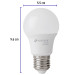 Pack 4 focos LED 6W (40W) A19, 6500K fría, 570 lm, BASIC