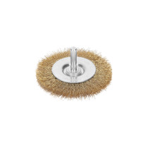 Carda circular 3" alambre fino para taladro, TRUPER