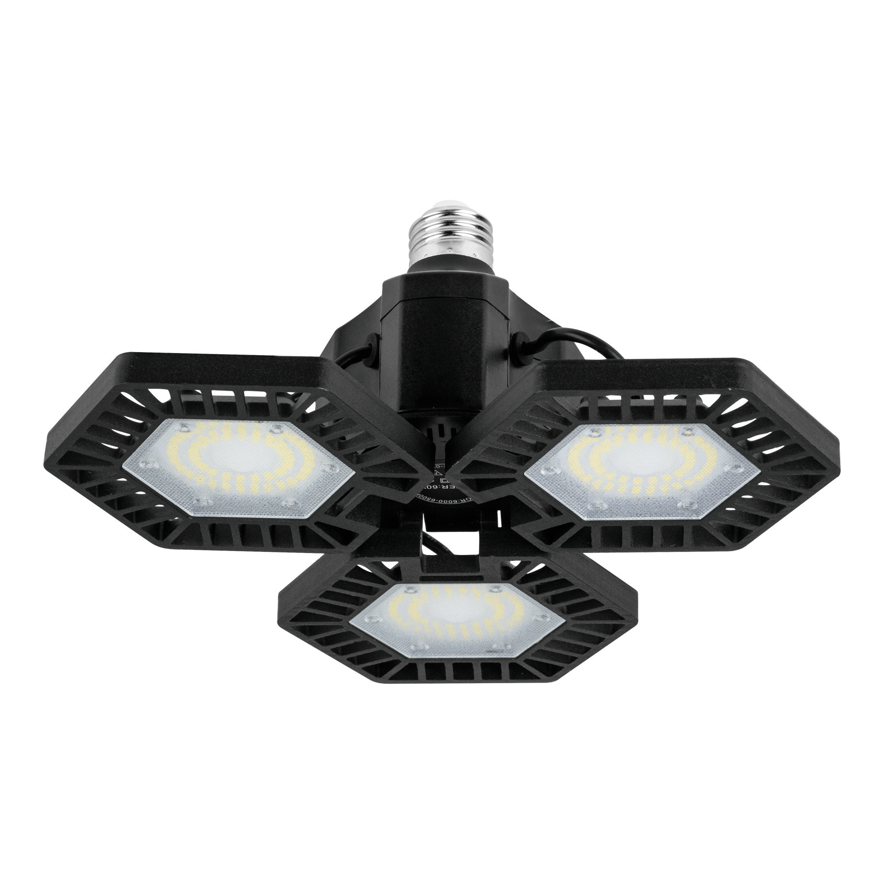 Luminario LED 50W 6500K con 3 paneles abatibles, VOLTECK