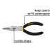 Pinza de punta y corte 6" mango de vinil, a granel, PRETUL