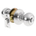 Cerradura tipo oval para baño, cromo mate, HERMEX