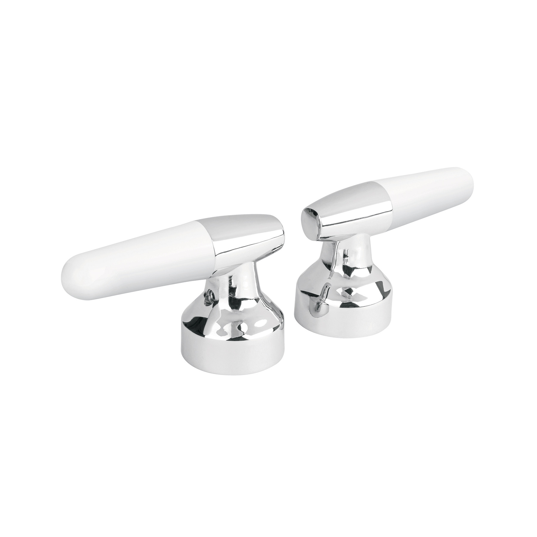 Juego de manerales cono p/lavabo-fregadero, cromo, BASIC