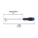 Desarmador de cruz 5/16" x 8" mango Comfort Grip, PRETUL