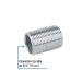 Niple de acero galvanizado 3/4" cuerda corrida, FOSET
