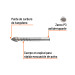 Broca para vidrio y azulejo 1/2", TRUPER EXPERT
