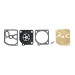 Kit de mantenimiento p/carburador MOT-3814/3816/3818, TRUPER