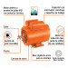 Motor eléctrico monofásico de 1 HP, baja velocidad, TRUPER
