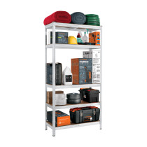 Estante metálico 5 repisas capacidad 35kg, 90x40x180, PRETUL