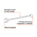 Llave combinada extralarga 22 mm x 316 mm de largo, EXPERT
