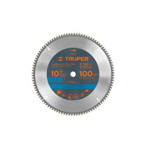 Disco sierra 10" para aluminio, 100 dientes centro 5/8"