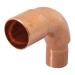 Codo 90° reducción de cobre de 3/4" x 1/2", FOSET