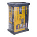 Estante plástico 4 repisas capacidad 27kg, 56x36x123, PRETUL