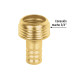 Conector 1/2" macho de latón laminado, PRETUL